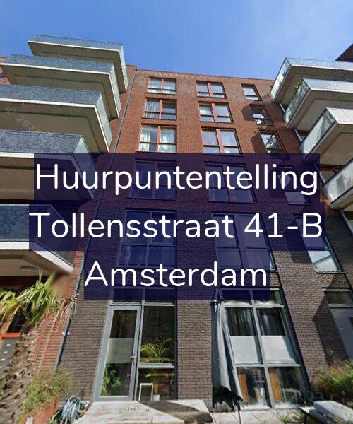 Foto gevel Huurpuntentelling voor Tollensstraat 41-B, Amsterdam