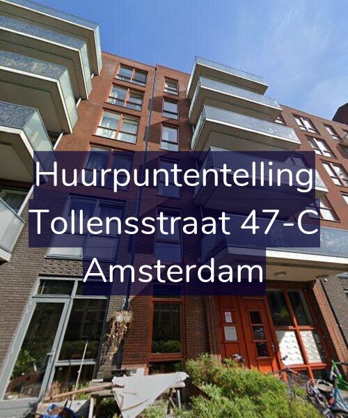 Foto gevel Huurpuntentelling voor Tollensstraat 47-C, Amsterdam