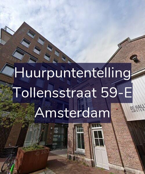 Foto gevel Huurpuntentelling voor Tollensstraat 59-E, Amsterdam