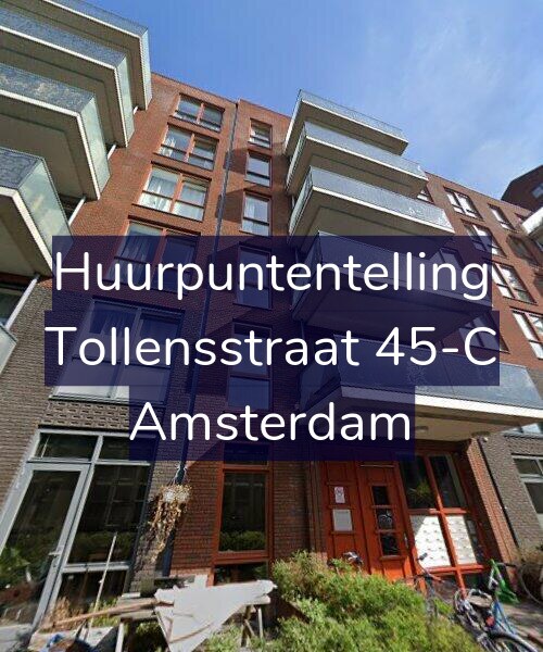 Foto gevel Huurpuntentelling voor Tollensstraat 45-C, Amsterdam