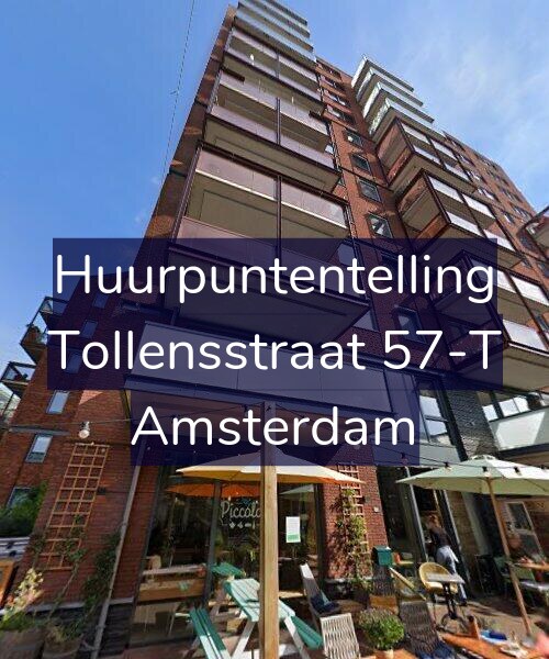Foto gevel Huurpuntentelling voor Tollensstraat 57-T, Amsterdam