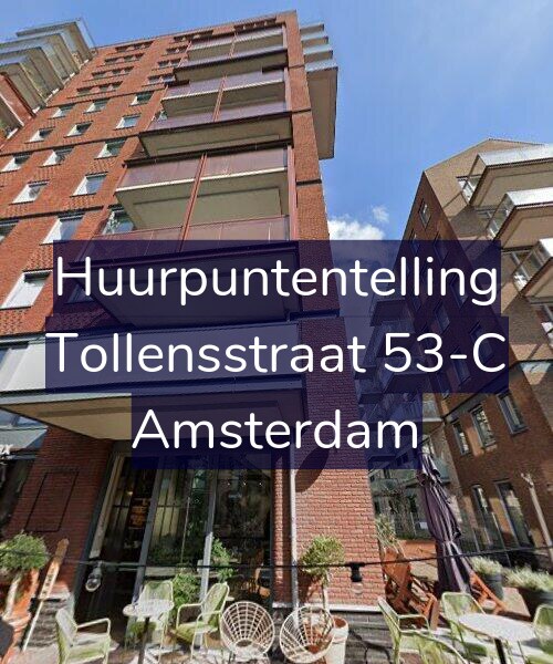 Foto gevel Huurpuntentelling voor Tollensstraat 53-C, Amsterdam