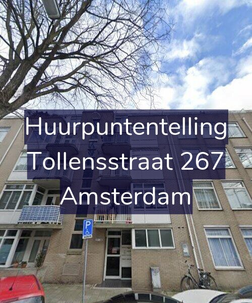 Foto gevel Huurpuntentelling voor Tollensstraat 267, Amsterdam