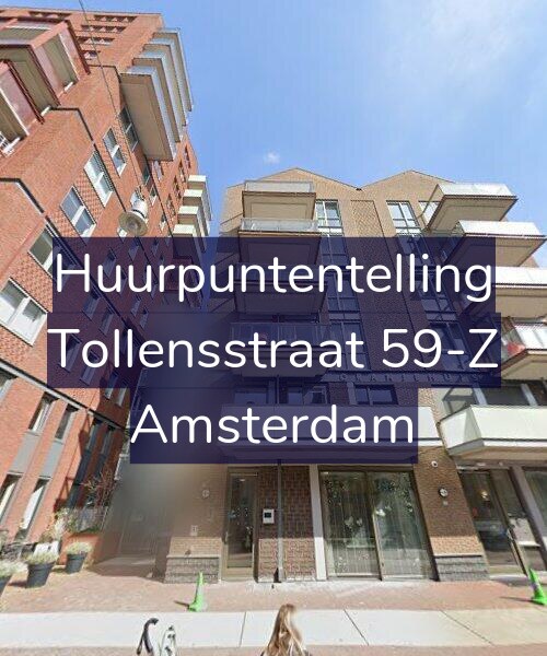 Foto gevel Huurpuntentelling voor Tollensstraat 59-Z, Amsterdam