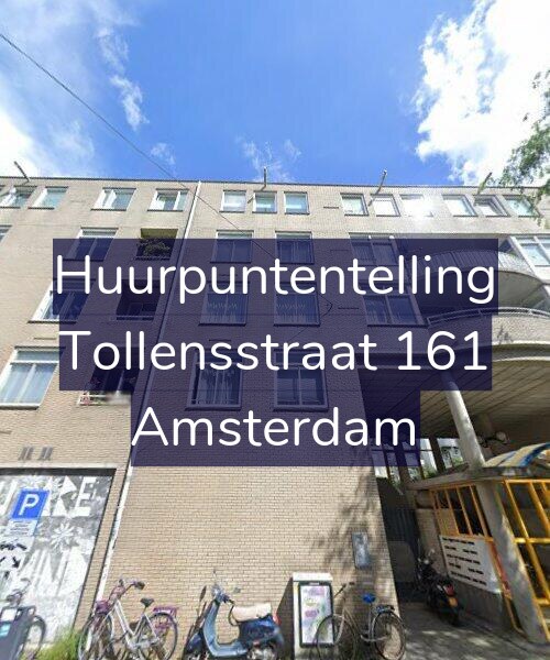 Foto gevel Huurpuntentelling voor Tollensstraat 161, Amsterdam