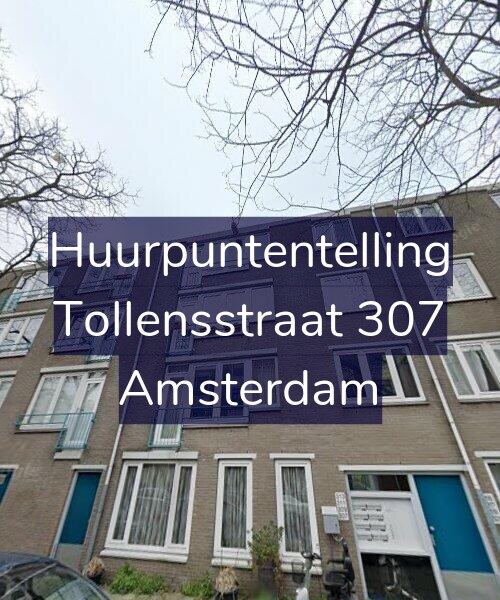 Foto gevel Huurpuntentelling voor Tollensstraat 307, Amsterdam