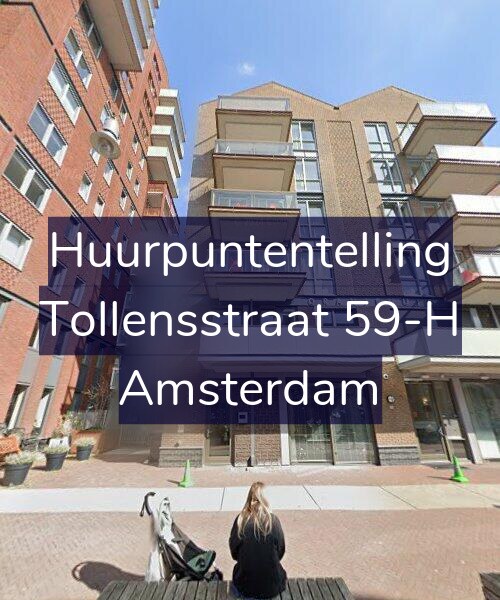 Foto gevel Huurpuntentelling voor Tollensstraat 59-H, Amsterdam