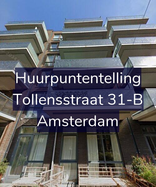 Foto gevel Huurpuntentelling voor Tollensstraat 31-B, Amsterdam