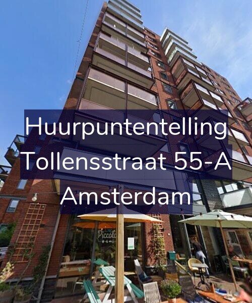 Foto gevel Huurpuntentelling voor Tollensstraat 55-A, Amsterdam