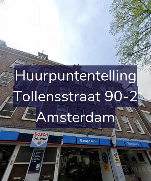Foto gevel Huurpuntentelling voor Tollensstraat 90-2, Amsterdam