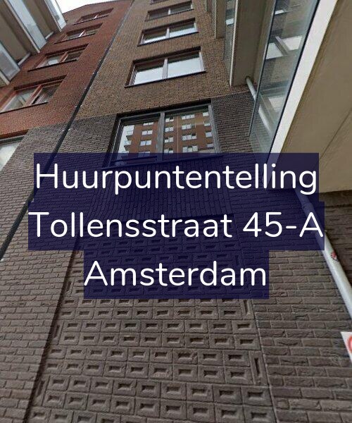 Foto gevel Huurpuntentelling voor Tollensstraat 45-A, Amsterdam