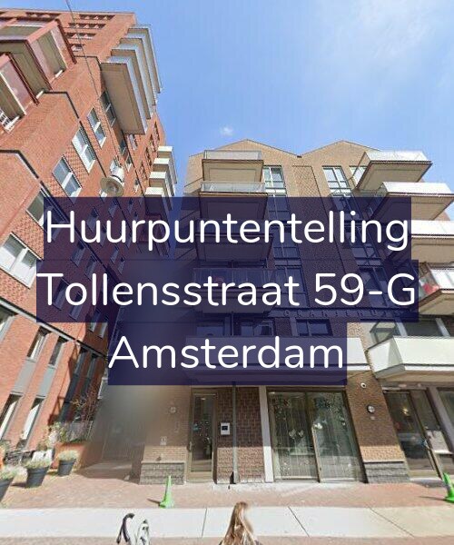Foto gevel Huurpuntentelling voor Tollensstraat 59-G, Amsterdam