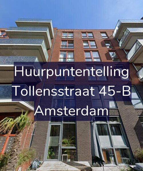 Foto gevel Huurpuntentelling voor Tollensstraat 45-B, Amsterdam