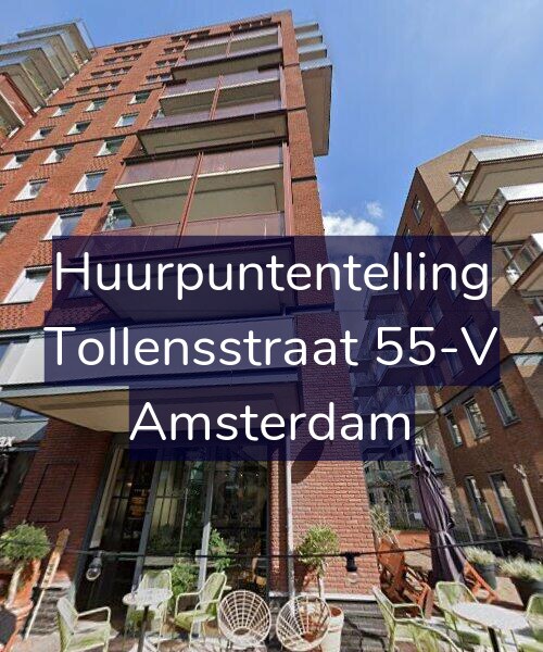 Foto gevel Huurpuntentelling voor Tollensstraat 55-V, Amsterdam