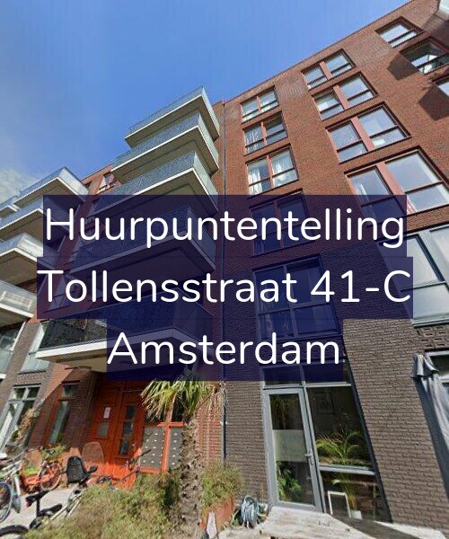 Foto gevel Huurpuntentelling voor Tollensstraat 41-C, Amsterdam