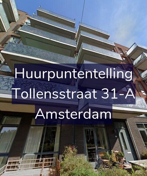 Foto gevel Huurpuntentelling voor Tollensstraat 31-A, Amsterdam