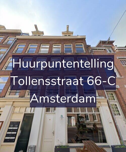 Foto gevel Huurpuntentelling voor Tollensstraat 66-C, Amsterdam