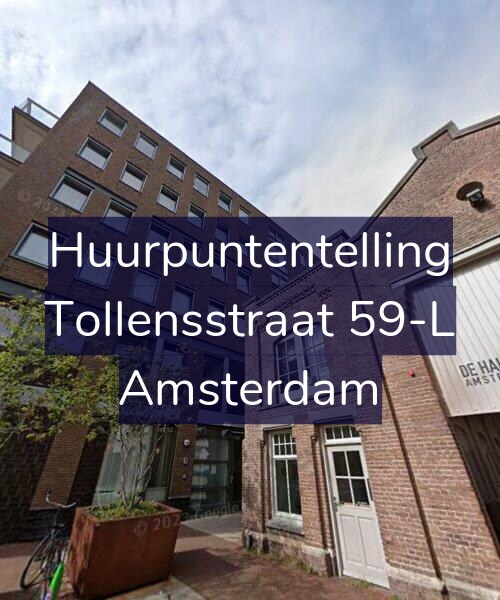 Foto gevel Huurpuntentelling voor Tollensstraat 59-L, Amsterdam