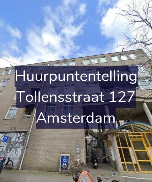 Foto gevel Huurpuntentelling voor Tollensstraat 127, Amsterdam