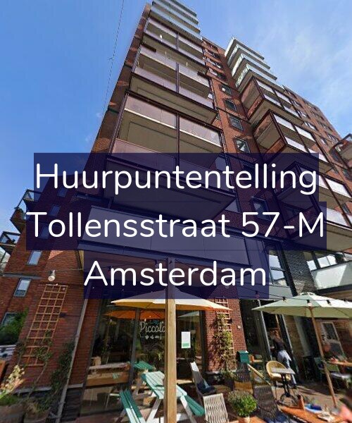 Foto gevel Huurpuntentelling voor Tollensstraat 57-M, Amsterdam