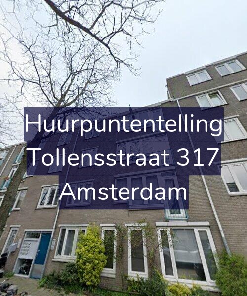 Foto gevel Huurpuntentelling voor Tollensstraat 317, Amsterdam
