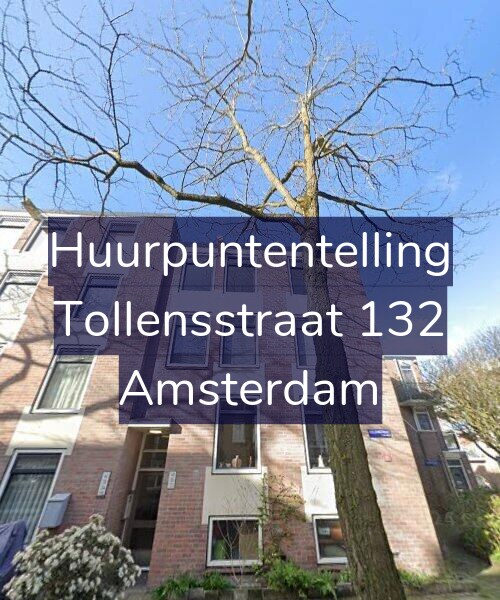 Foto gevel Huurpuntentelling voor Tollensstraat 132, Amsterdam