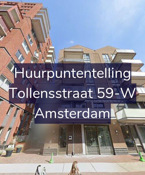 Foto gevel Huurpuntentelling voor Tollensstraat 59-W, Amsterdam