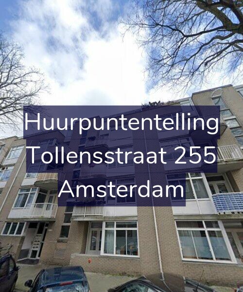 Foto gevel Huurpuntentelling voor Tollensstraat 255, Amsterdam