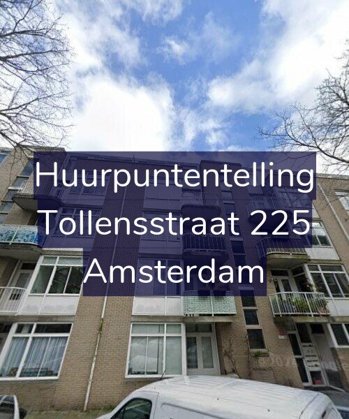 Foto gevel Huurpuntentelling voor Tollensstraat 225, Amsterdam
