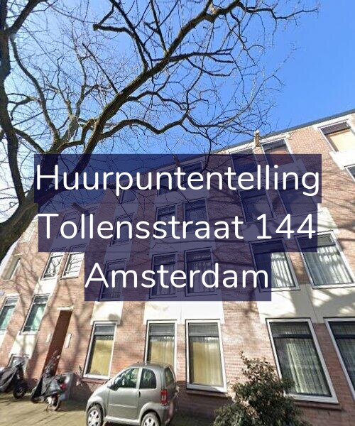 Foto gevel Huurpuntentelling voor Tollensstraat 144, Amsterdam