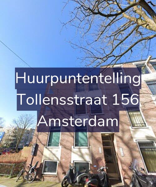 Foto gevel Huurpuntentelling voor Tollensstraat 156, Amsterdam