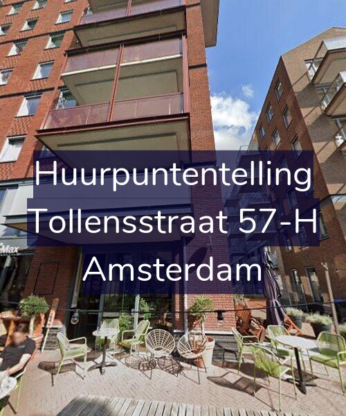 Foto gevel Huurpuntentelling voor Tollensstraat 57-H, Amsterdam