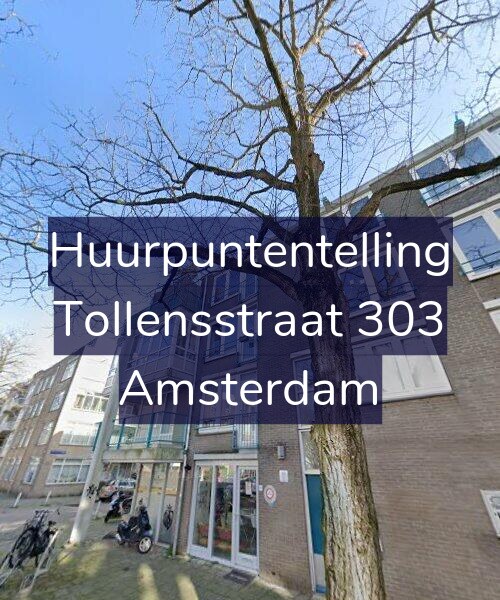 Foto gevel Huurpuntentelling voor Tollensstraat 303, Amsterdam