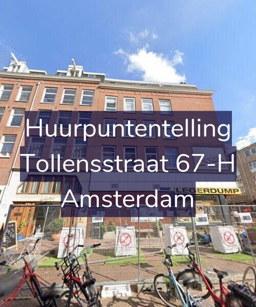 Foto gevel Huurpuntentelling voor Tollensstraat 67-H, Amsterdam