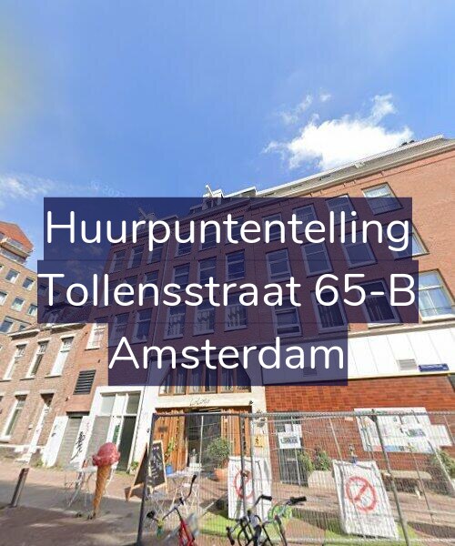 Foto gevel Huurpuntentelling voor Tollensstraat 65-B, Amsterdam