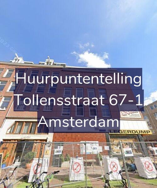 Foto gevel Huurpuntentelling voor Tollensstraat 67-1, Amsterdam