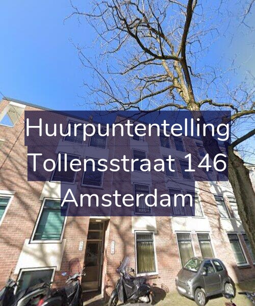 Foto gevel Huurpuntentelling voor Tollensstraat 146, Amsterdam