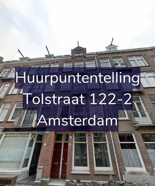 Foto gevel Huurpuntentelling voor Tolstraat 122-2, Amsterdam