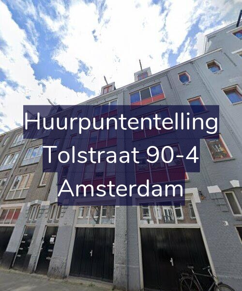 Foto gevel Huurpuntentelling voor Tolstraat 90-4, Amsterdam