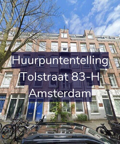 Foto gevel Huurpuntentelling voor Tolstraat 83-H, Amsterdam
