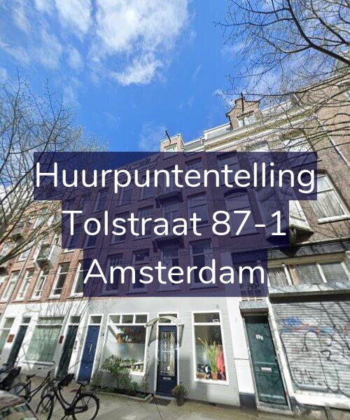 Foto gevel Huurpuntentelling voor Tolstraat 87-1, Amsterdam