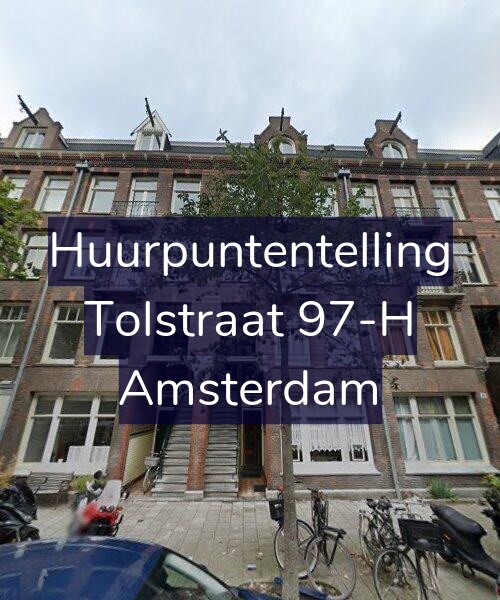 Foto gevel Huurpuntentelling voor Tolstraat 97-H, Amsterdam