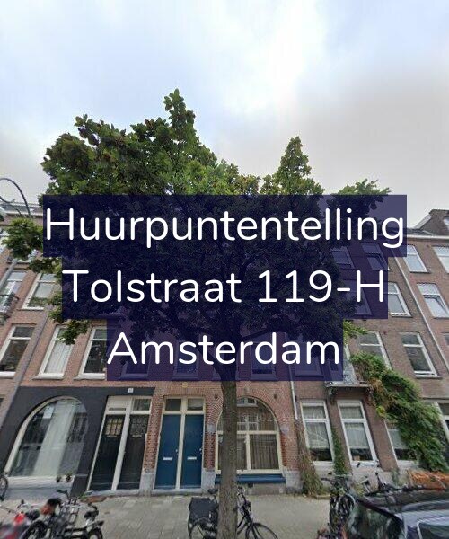 Foto gevel Huurpuntentelling voor Tolstraat 119-H, Amsterdam