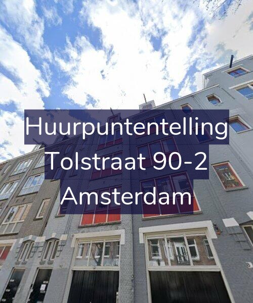 Foto gevel Huurpuntentelling voor Tolstraat 90-2, Amsterdam