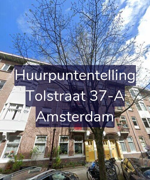 Foto gevel Huurpuntentelling voor Tolstraat 37-A, Amsterdam