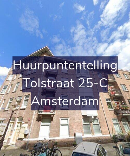 Foto gevel Huurpuntentelling voor Tolstraat 25-C, Amsterdam