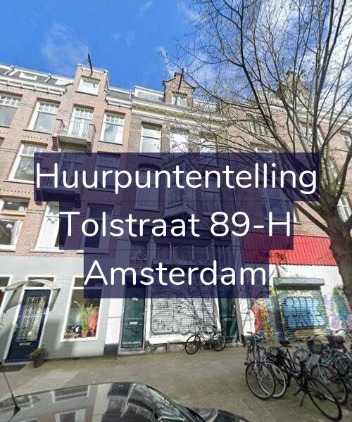 Foto gevel Huurpuntentelling voor Tolstraat 89-H, Amsterdam