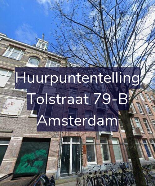 Foto gevel Huurpuntentelling voor Tolstraat 79-B, Amsterdam