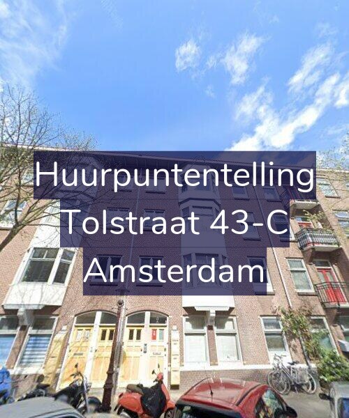 Foto gevel Huurpuntentelling voor Tolstraat 43-C, Amsterdam