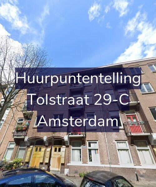 Foto gevel Huurpuntentelling voor Tolstraat 29-C, Amsterdam